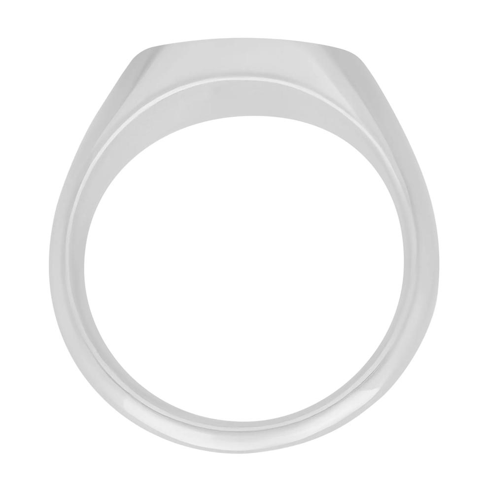 Kansas State Baseball Logo Signet Ring in Palladium Silver – Image 2 of 3