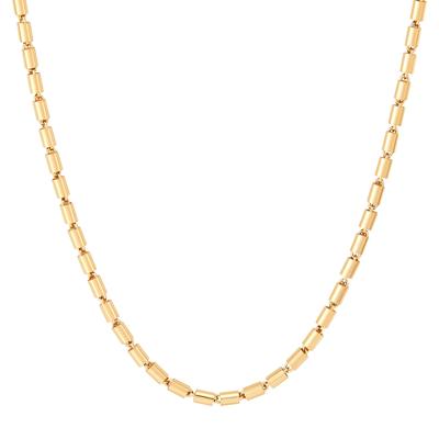 Bar-Link Chain in 14K Yellow Gold, 2.7MM, 20"