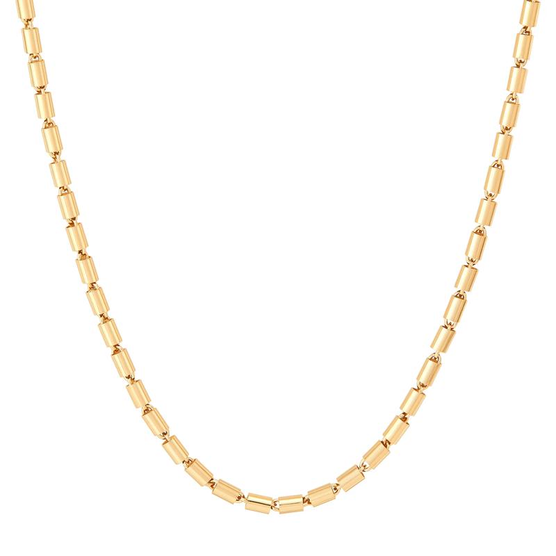 Bar-Link Chain in 14K Yellow Gold, 2.7MM, 20&quot; – Image 1 of 3