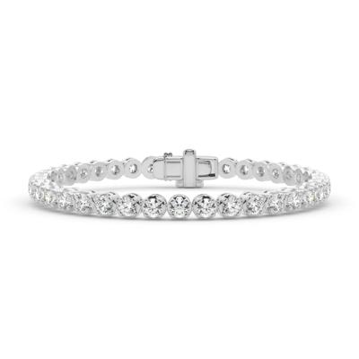 Lab Grown Diamond Tennis Bracelet in 14K White Gold (8 5/8 ct. tw.)