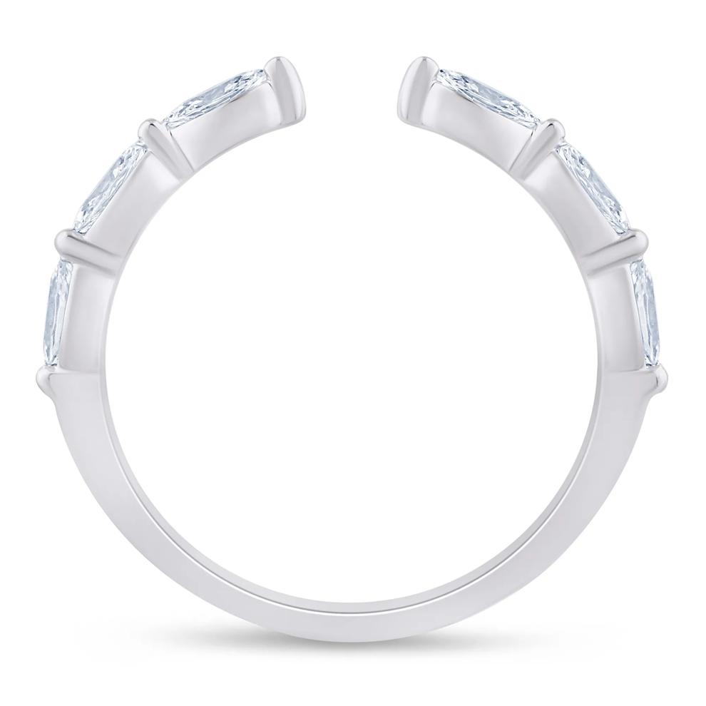 Lab Grown Diamond Open Stack Anniversary Band in Platinum (3/8 ct. tw.) – Image 2 of 3