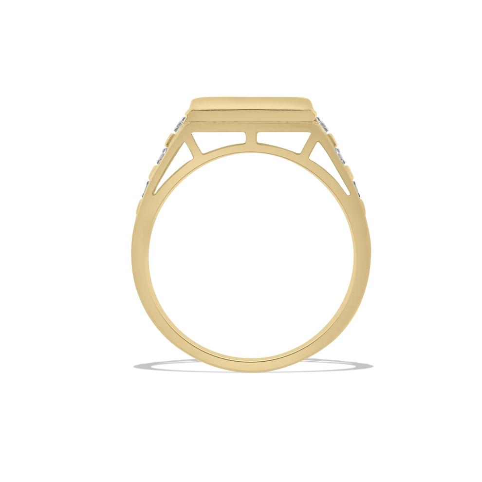 Men's Black Diamond Ring in 10K Yellow Gold (1 1/2 ct. tw.) – Image 2 of 4