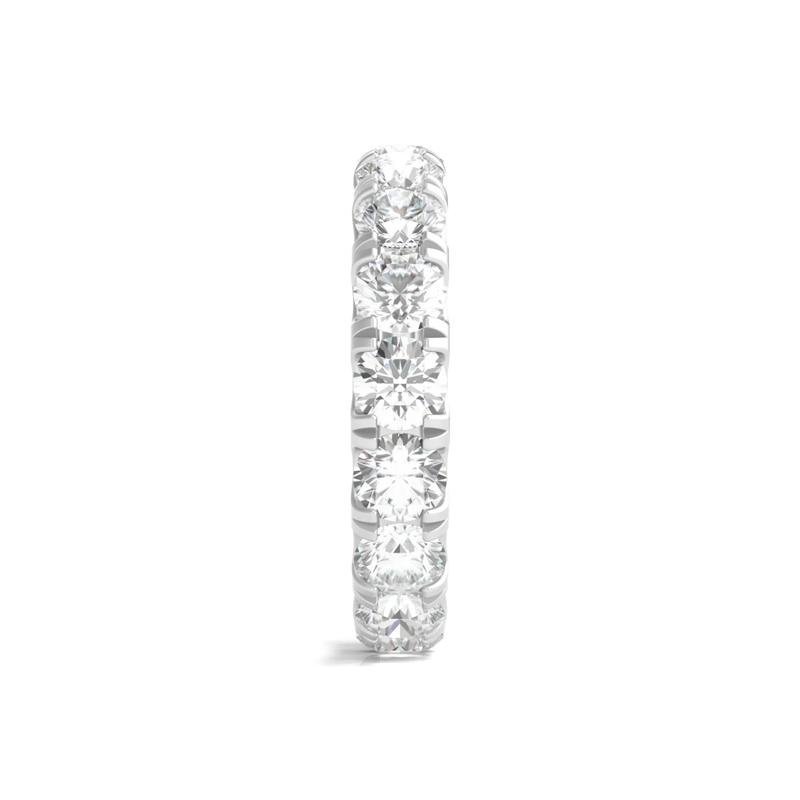 Diamond Wedding Band with Eternity Setting in Platinum &#40;4 ct. tw.&#41; – Image 3 of 3