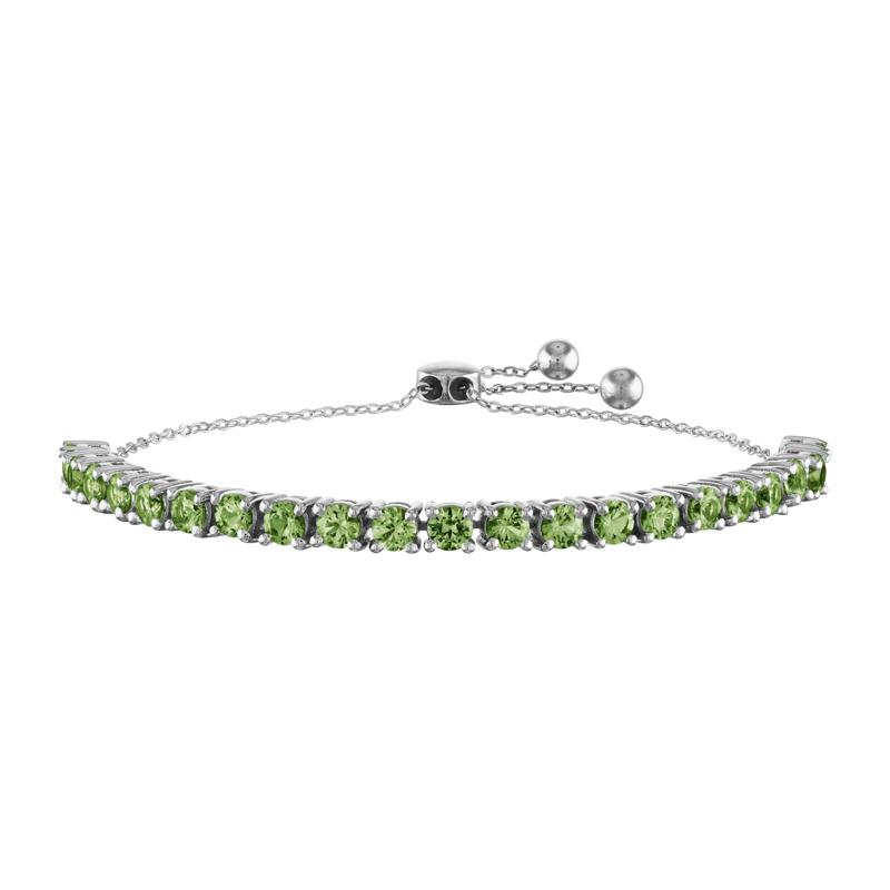 Peridot Bolo Bracelet in Sterling Silver  – Image 1 of 1