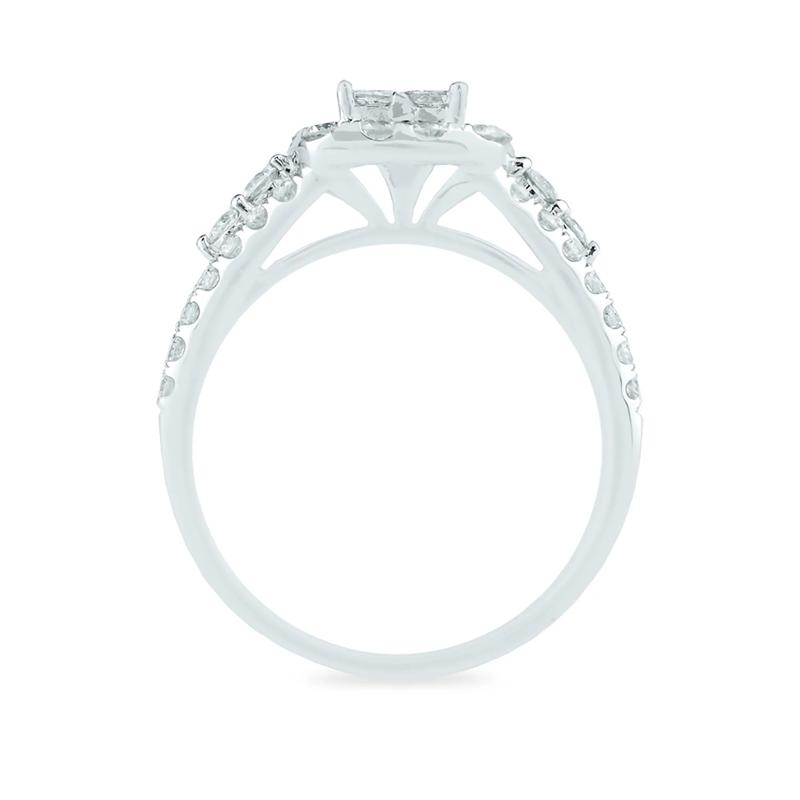 Diamond Composite Engagement Ring in 14K White Gold &#40;1 1/4 ct. tw.&#41; – Image 2 of 3
