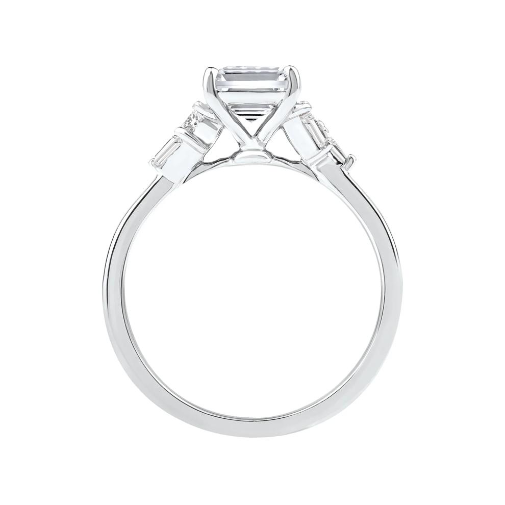 Lyla Lab Grown Diamond Emerald-Cut Engagement Ring in Platinum (2 1/4 ct. tw.) – Image 2 of 5