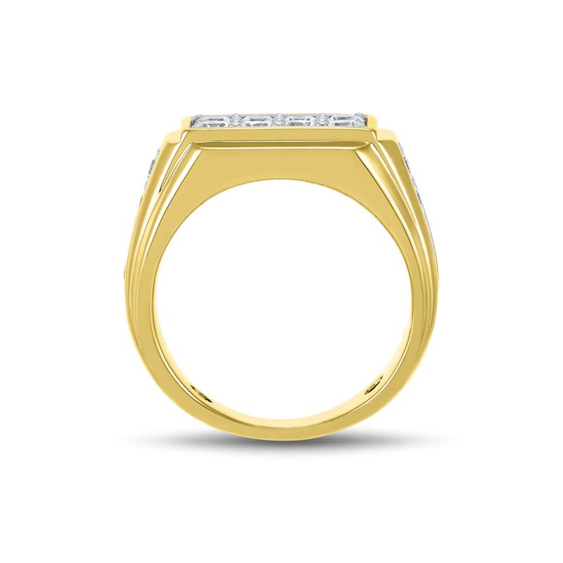 Lab Grown Men&rsquo;s Diamond Band in 10K Yellow Gold &#40;1 1/2 ct. tw.&#41; – Image 2 of 3