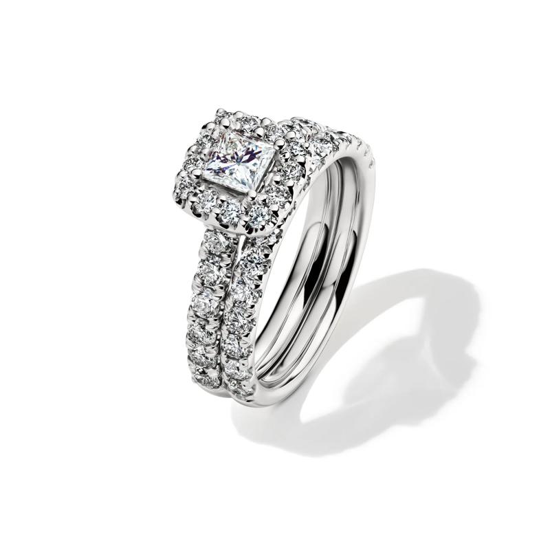 Diamond Bridal Set in 14K White Gold &#40;2 ct. tw.&#41; – Image 5 of 7
