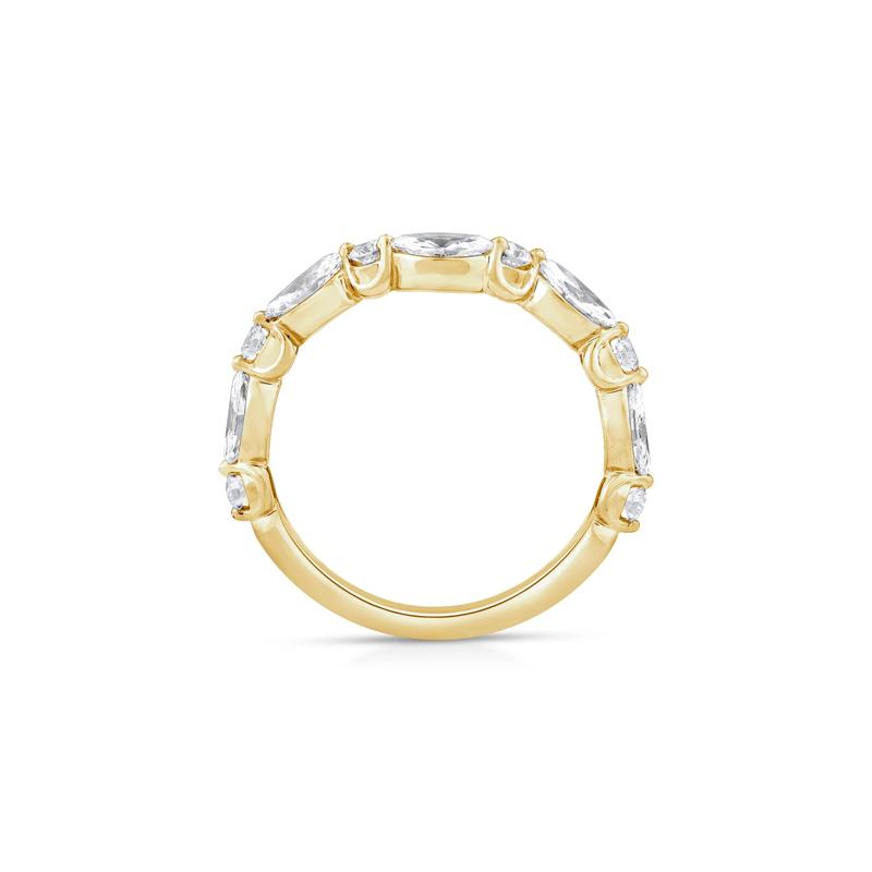 Lab Grown Diamond Contour Band in 14K Yellow Gold &#40;1 ct. tw.&#41; – Image 2 of 3