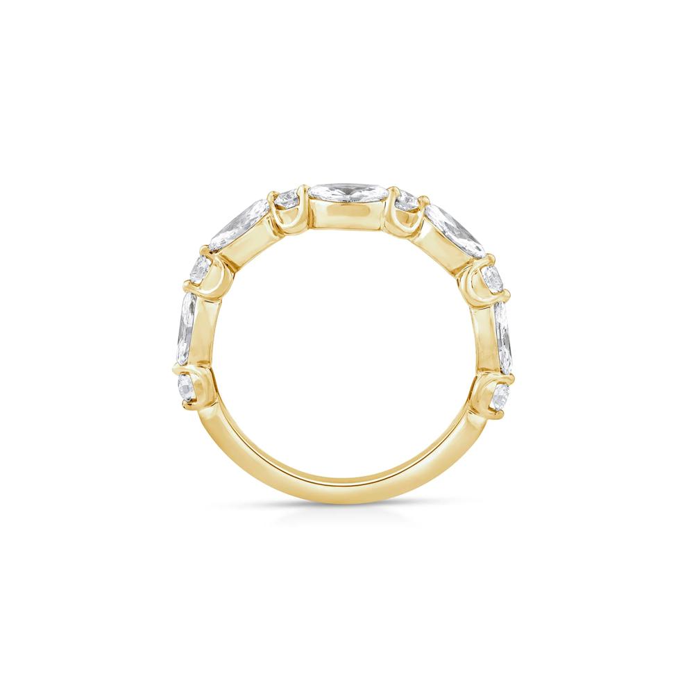 Lab Grown Diamond Contour Band in 14K Yellow Gold (1 ct. tw.) – Image 2 of 3