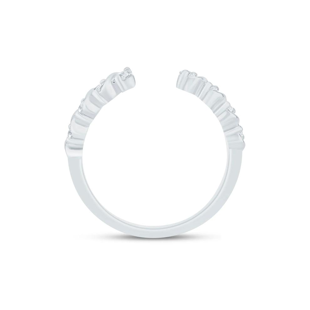 Lab Grown Diamond S-Link Open Band in 14K White Gold (1/3 ct. tw.) – Image 2 of 3