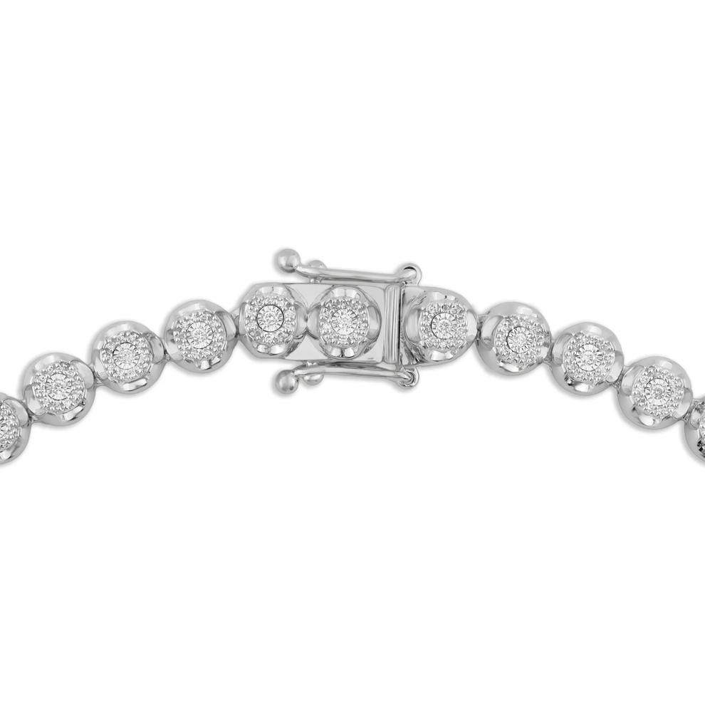 Men's Diamond Necklace in Sterling Silver (2 ct. tw.) – Image 3 of 4