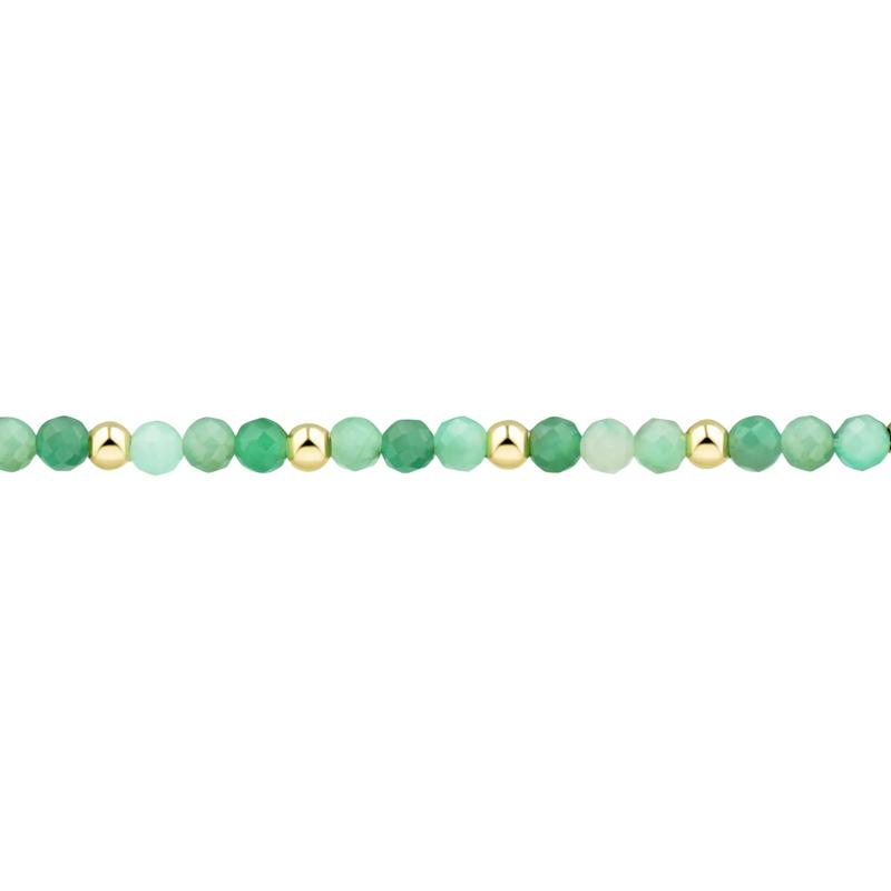 Emerald Bead Bracelet in Vermeil – Image 3 of 4