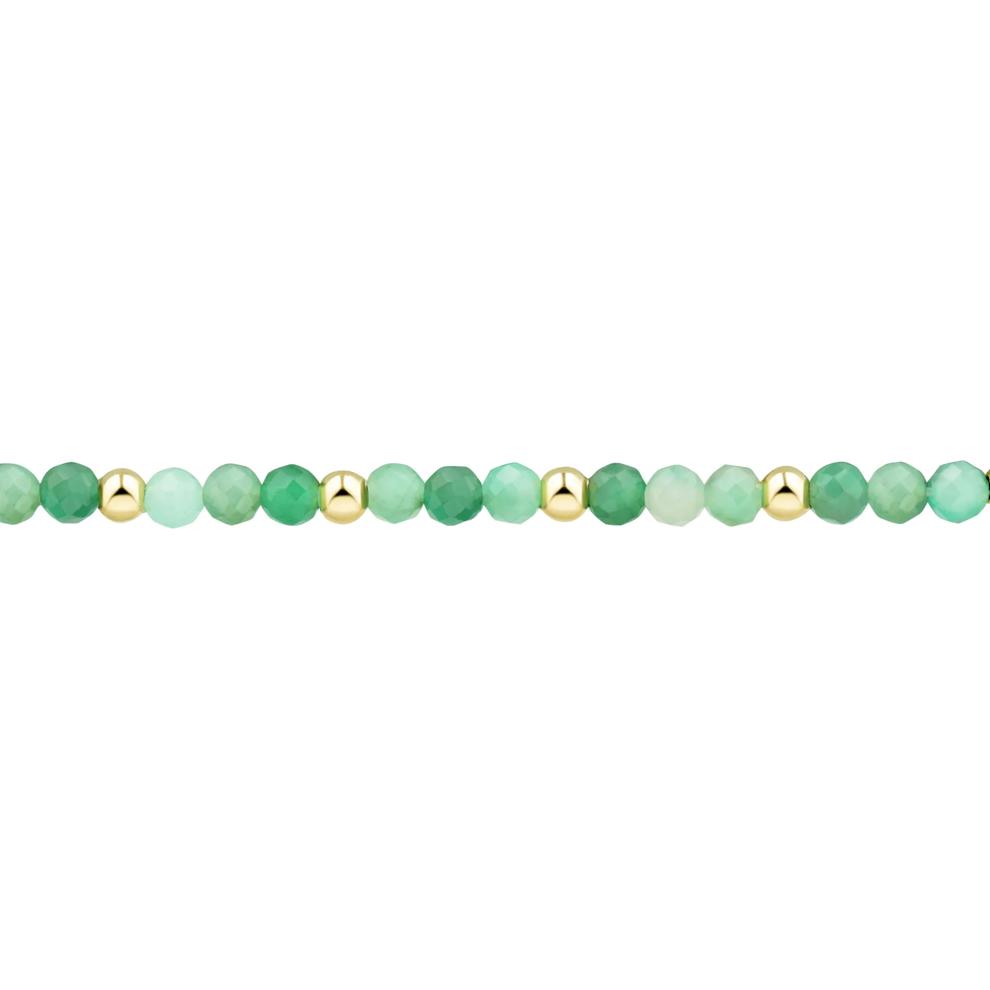 Emerald Bead Bracelet in Vermeil – Image 3 of 4