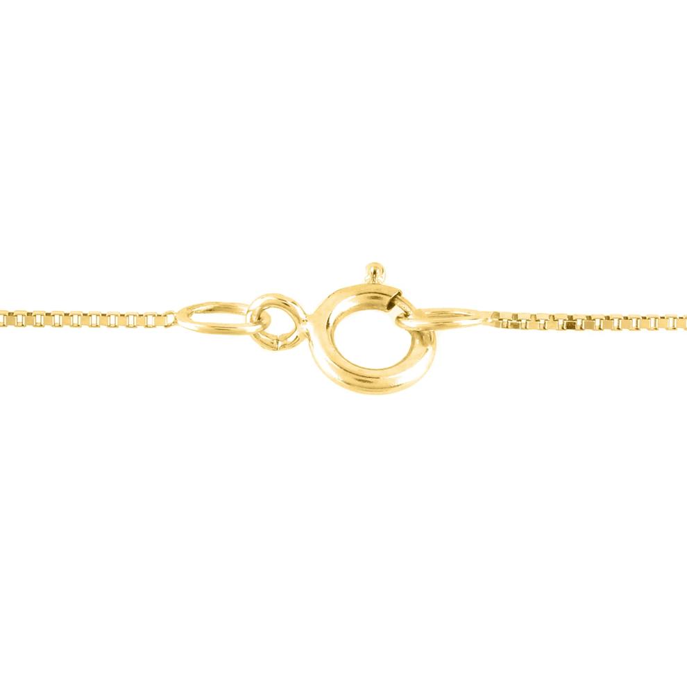 Diamond Cross Pendant in 10K Yellow Gold (1/10 ct. tw.) – Image 3 of 3