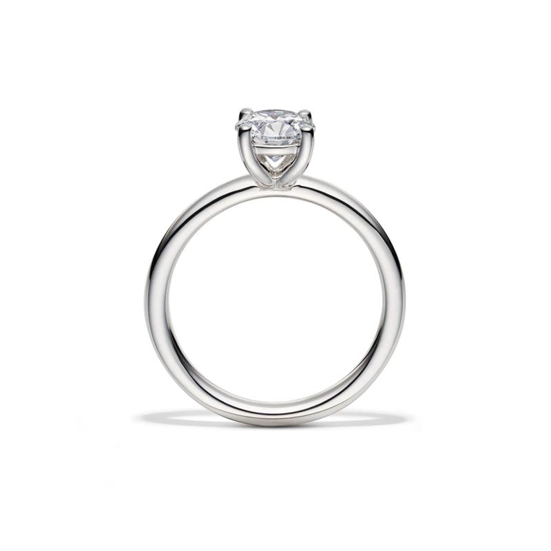 Lab Grown Diamond Solitaire Round Engagement Ring in Platinum (1 ct.) – Image 2 of 4