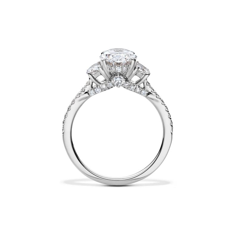 Luna Lab Grown Diamond Engagement Ring in Platinum &#40;2 3/4 ct. tw.&#41; – Image 2 of 5