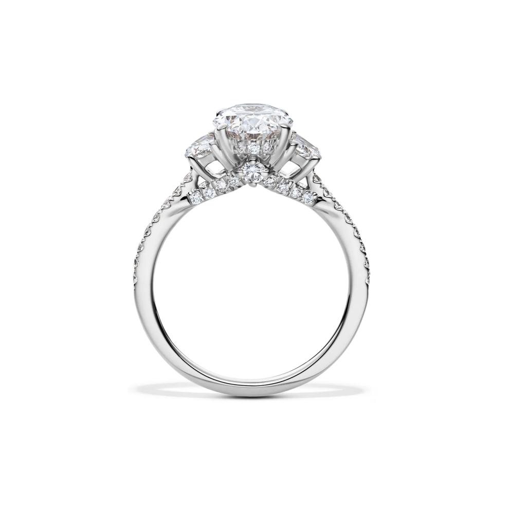 Luna Lab Grown Diamond Engagement Ring in Platinum (2 3/4 ct. tw.) – Image 2 of 5