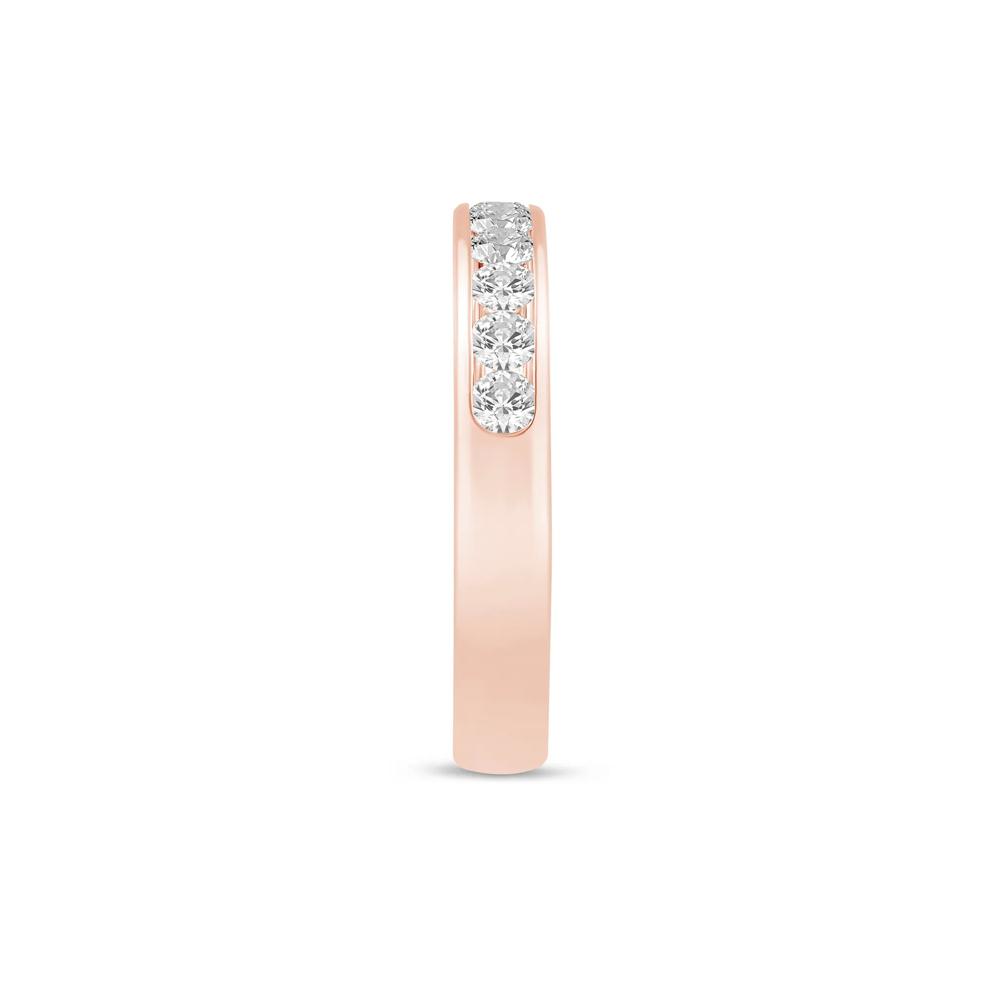 Lab Grown Diamond Channel-Set Band in 14K Rose Gold (1/2 ct. tw.) – Image 3 of 3