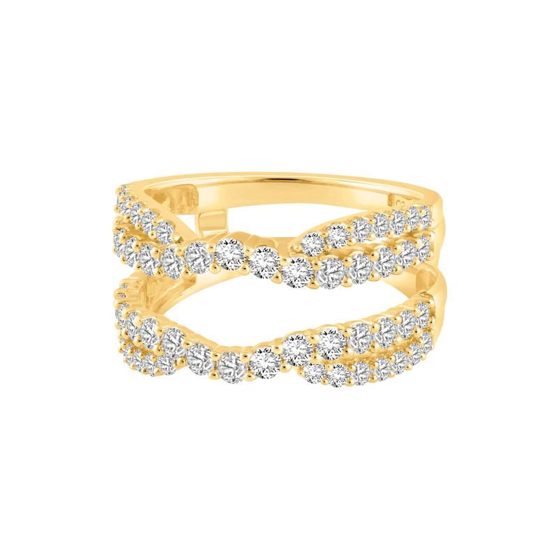 Lab Grown Diamond Ring Insert in 14K Yellow Gold &#40;1 1/4 ct. tw.&#41; – Image 4 of 4