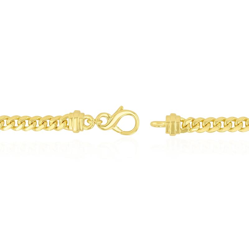 Men&#39;s Curb Bracelet in Vermeil, 5MM – Image 3 of 5