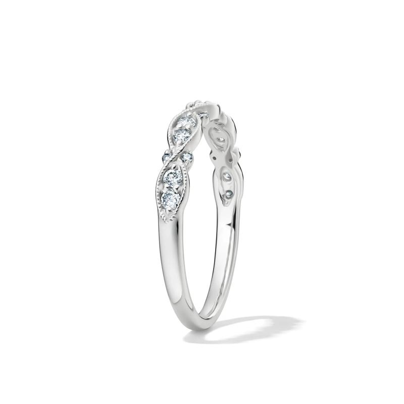 1/4 ct. tw. Diamond Band in 10K White Gold – Image 3 of 4
