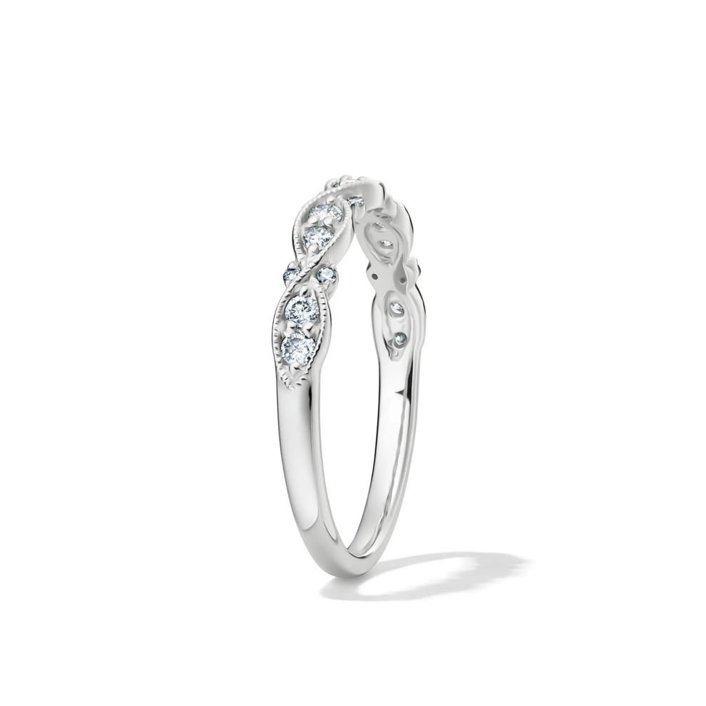 1/4 ct. tw. Diamond Band in 10K White Gold – Image 3 of 4