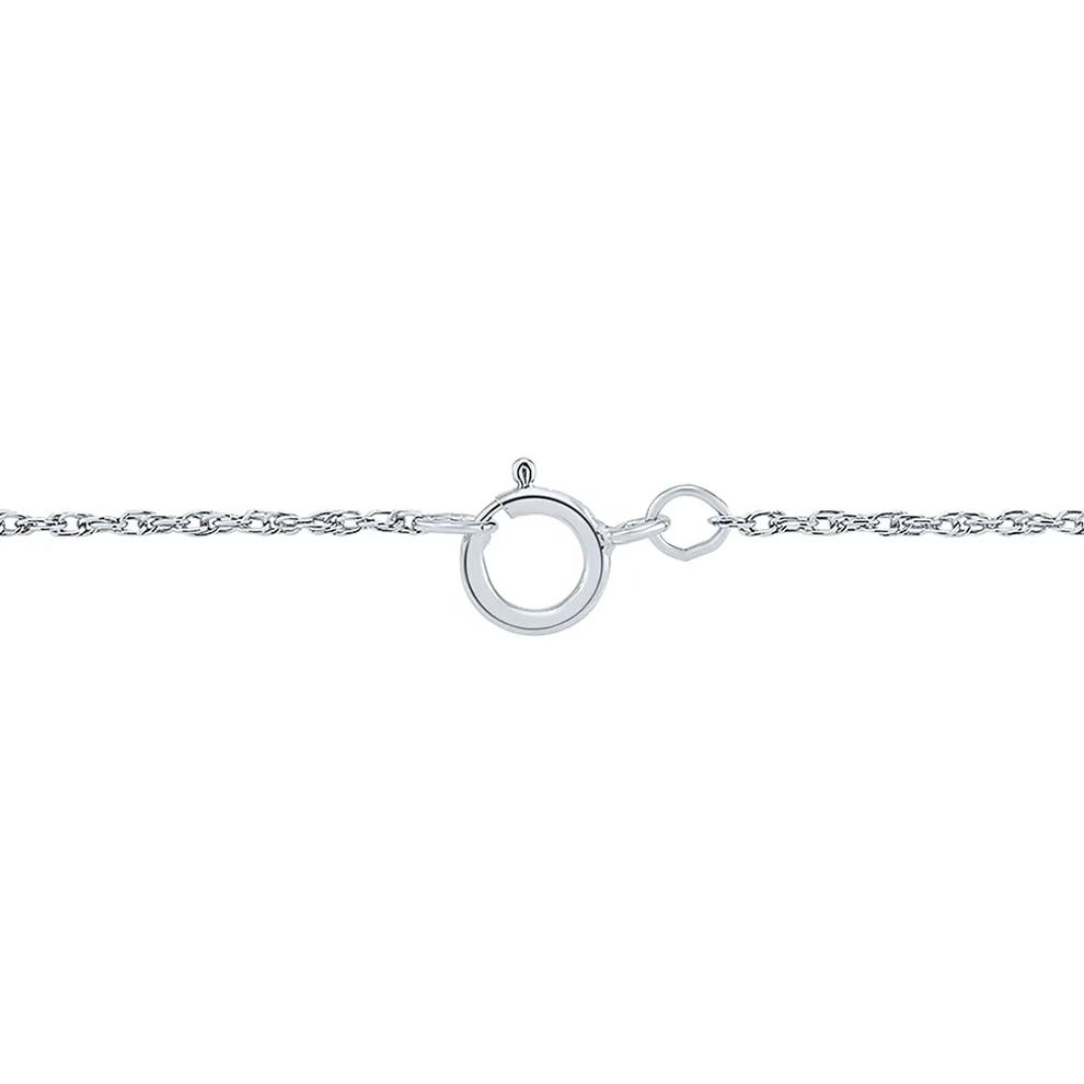 Lab Grown Diamond Pendant Solitaire in 14K White Gold (1 ct.) – Image 3 of 3