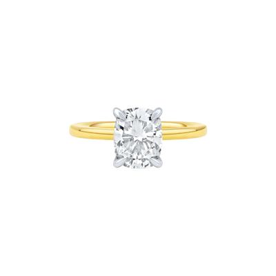 Sutton Lab Grown Diamond Elongated Cushion-Cut Engagement Ring in 14K Gold (2 1/7 ct. tw.) 