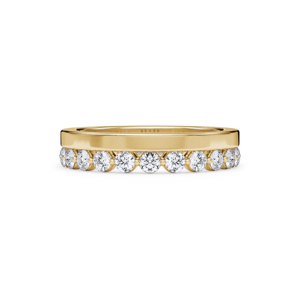 Diamond Shared Prong Stack Eternity Band in 14K Yellow Gold (1 ct. tw.) – Image 1 of 4
