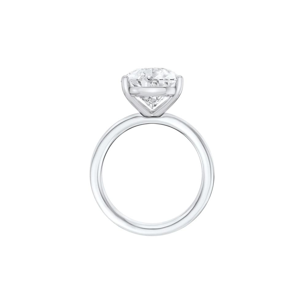 Lab Grown Diamond Pear-Shaped Solitaire Engagement Ring in Platinum (6 ct.) – Image 2 of 4