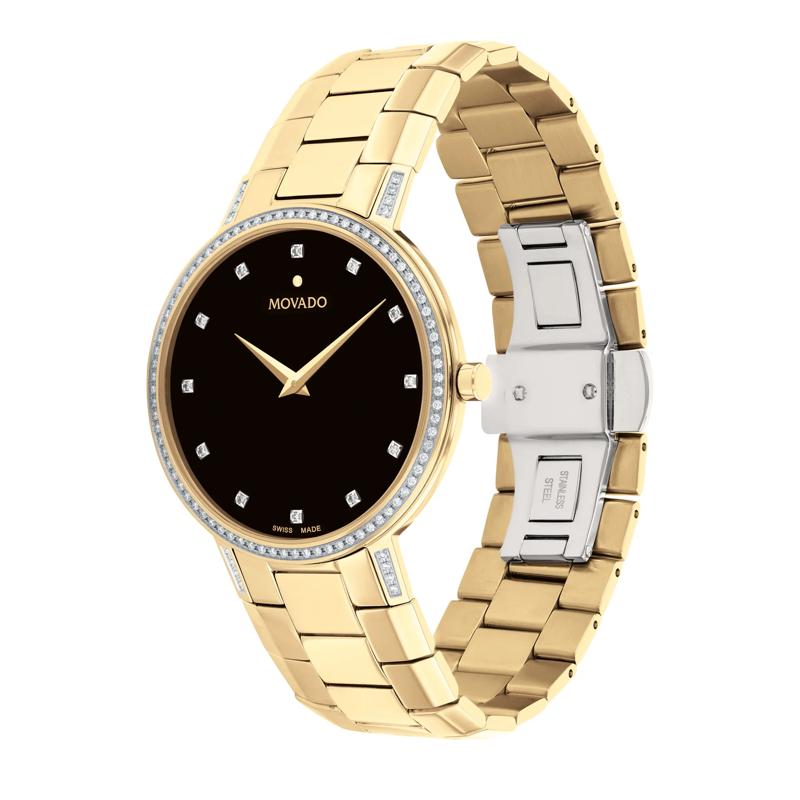 Men&#39;s Faceto Watch in Yellow Gold-Tone Stainless Steel, 39MM – Image 2 of 3