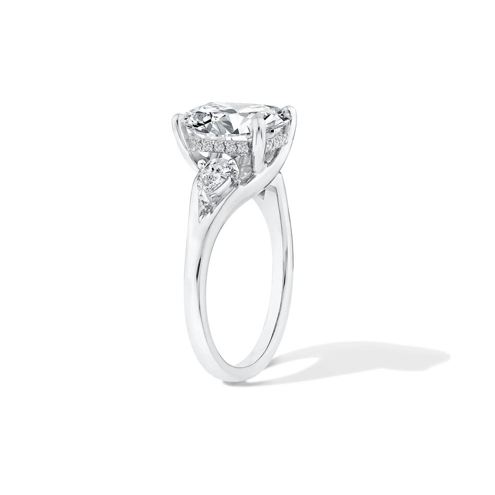 Lab Grown Diamond Three-Stone Engagement Ring in 14K White Gold (3 1/2 ct. tw.) – Image 3 of 4