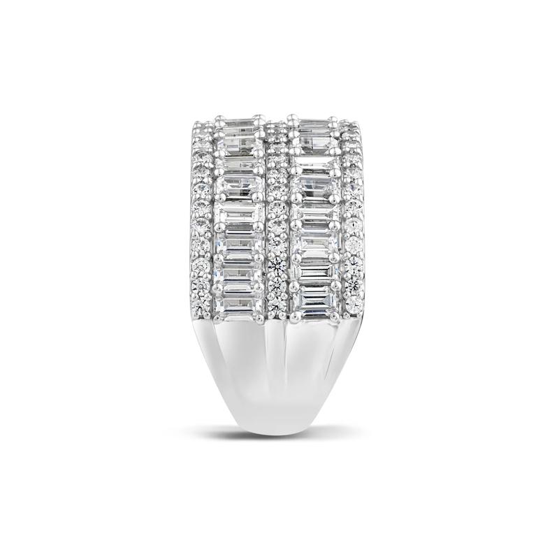 Lab Grown Diamond Multi-Row Band in 10K White Gold &#40;3 ct. tw.&#41; – Image 3 of 3