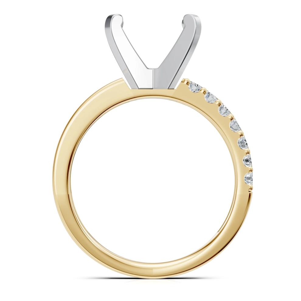 Lab Grown Diamond Semi-Mount Engagement Ring (Setting Only) – Image 2 of 6