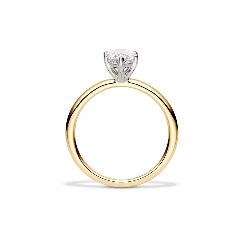 Lab Grown Diamond Solitaire Marquise Engagement Ring in 14K Yellow Gold &#40;1 1/2 ct.&#41; – Image 2 of 4