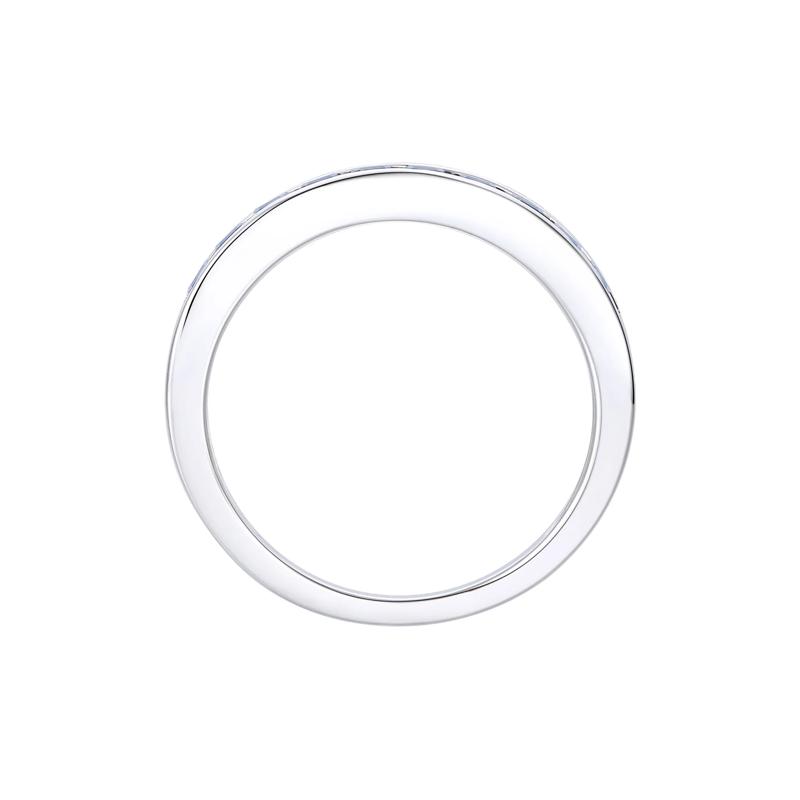 Diamond and Blue Sapphire Band in 10K White Gold &#40;1/5 ct. tw.&#41; – Image 2 of 3