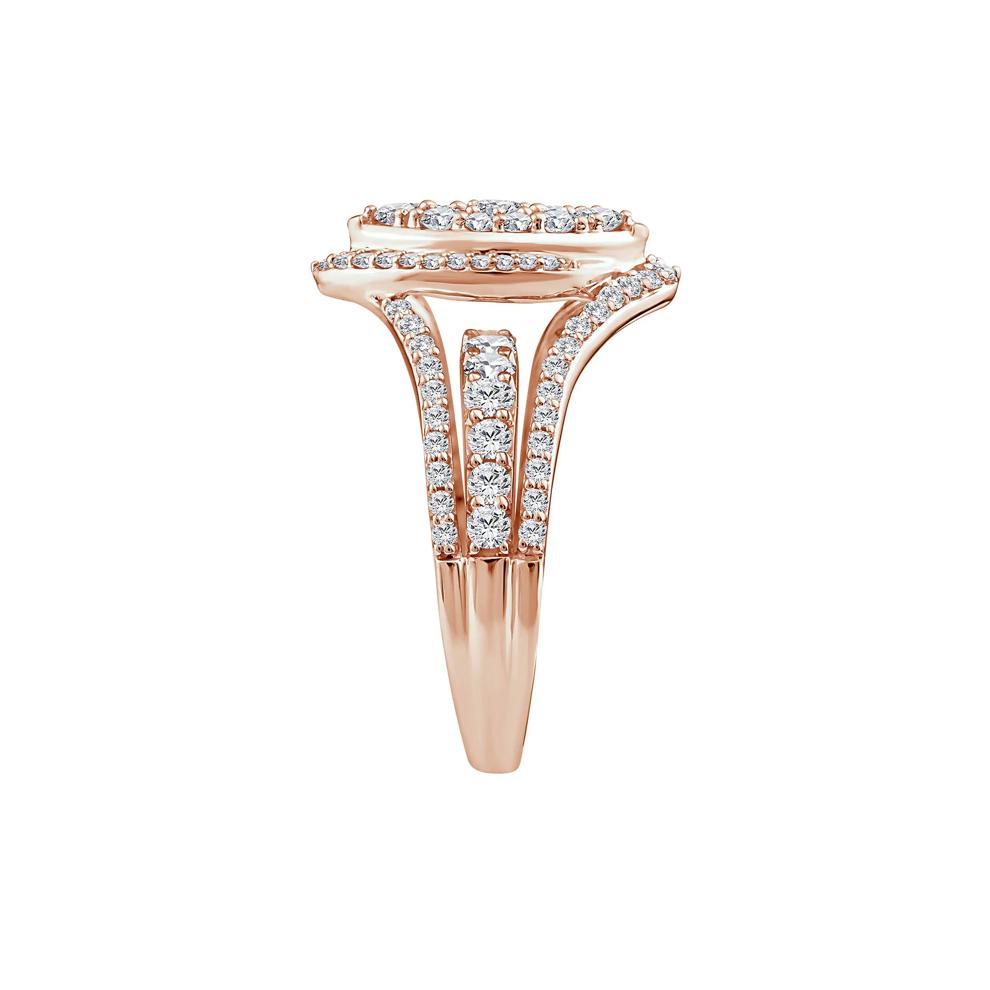 Diamond Composite Engagement Ring in 10K Rose Gold (1 1/2 ct. tw.) – Image 3 of 3