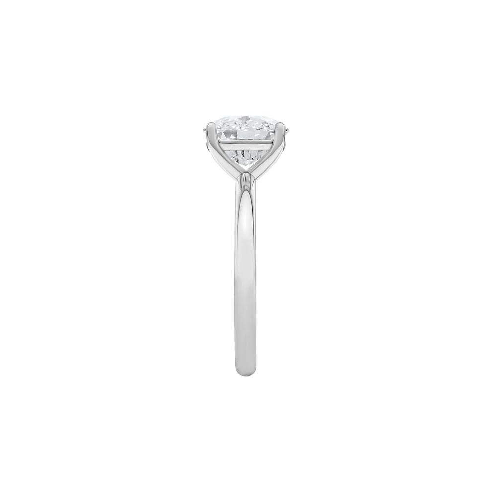 Lab Grown Diamond Elongated Cushion-Cut Engagement Ring in Platinum (2 ct. tw.) – Image 3 of 4