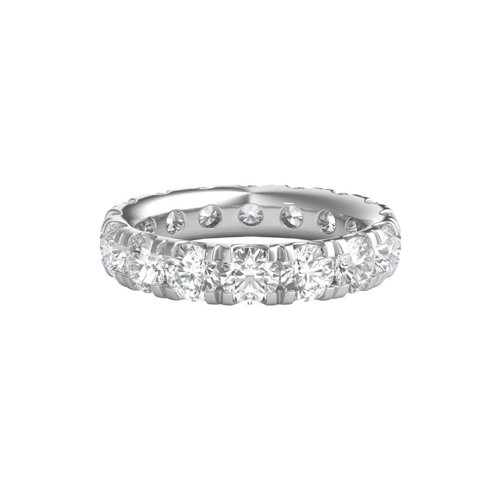 Lab Grown Diamond Comfort Fit Eternity Band in Platinum (5 ct. tw.)  – Image 1 of 3