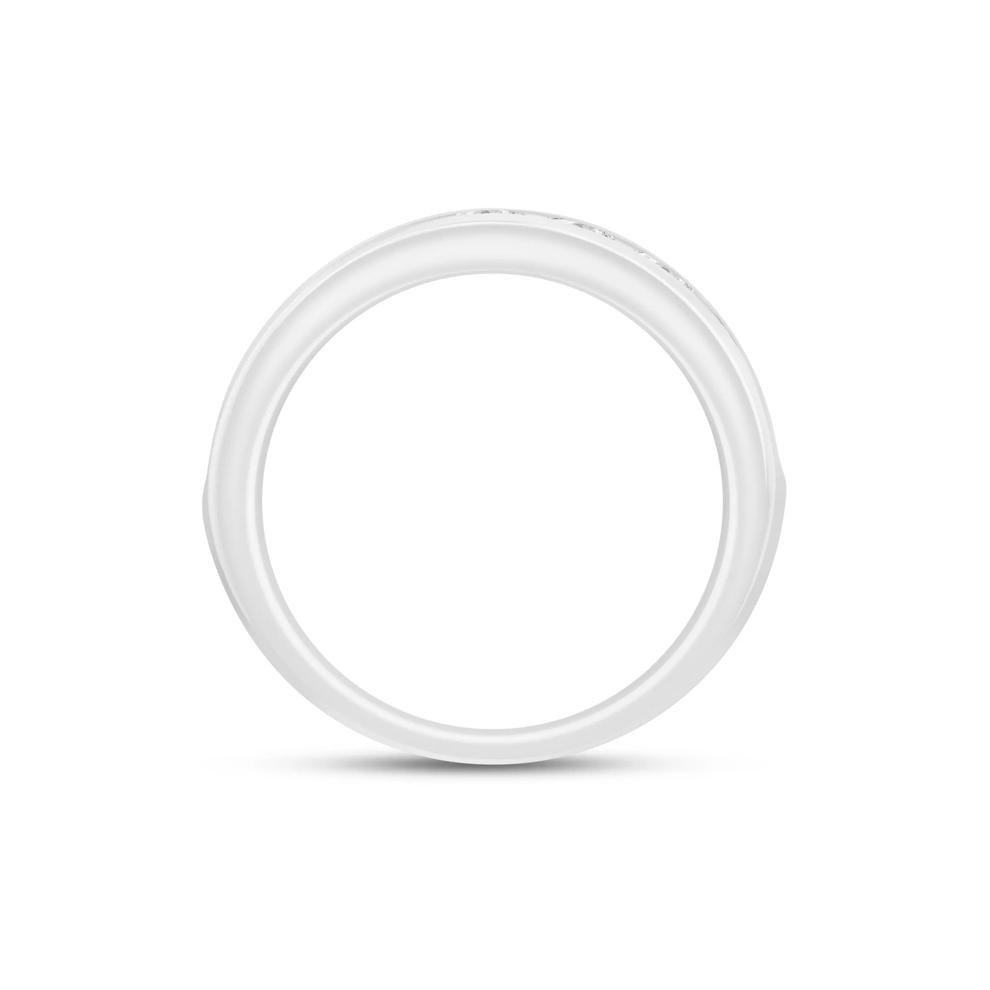 Lab Grown Diamond Channel-Set Band in 14K White Gold (1 1/2 ct. tw.) – Image 2 of 3