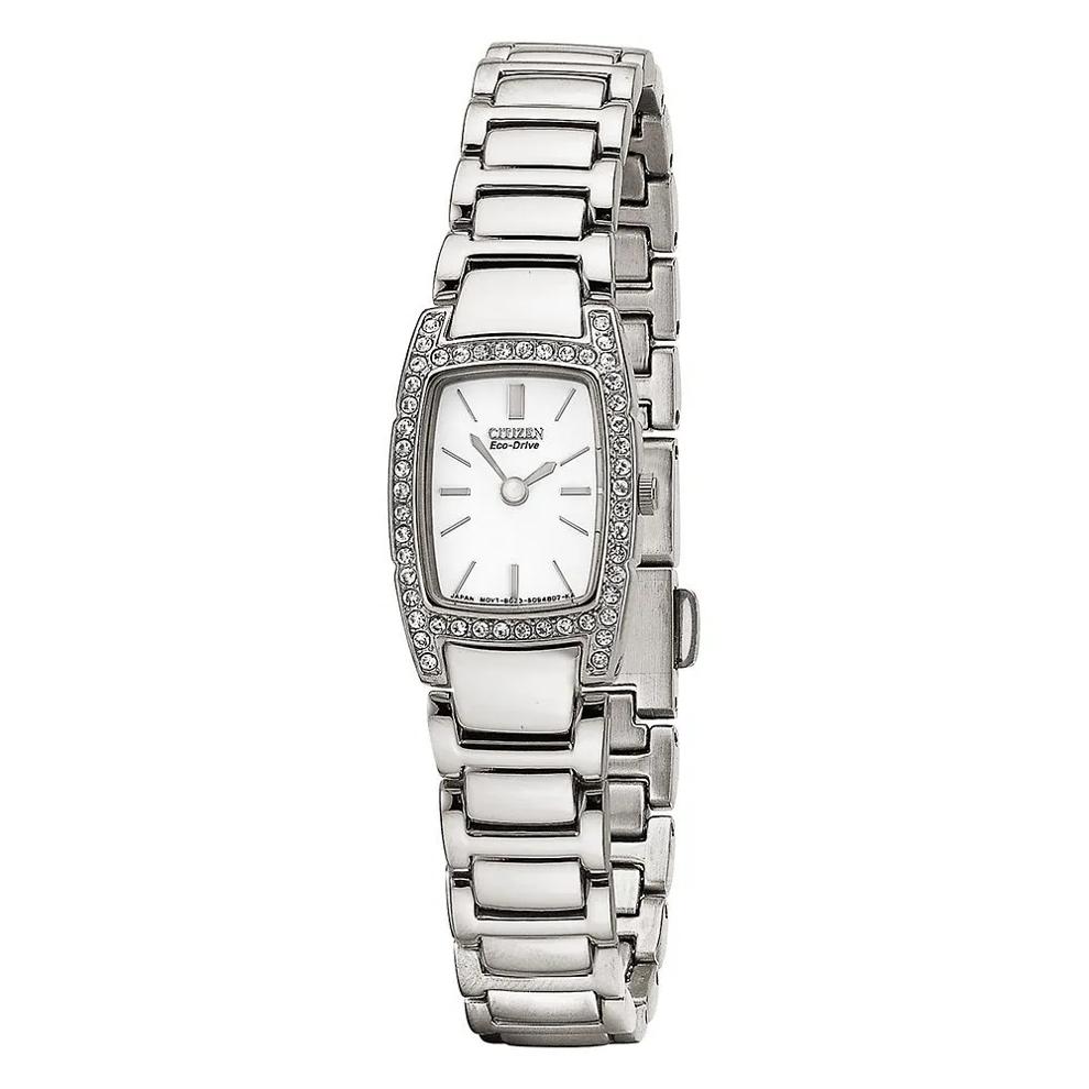 Crystal Women&rsquo;s Watch &amp; Bracelet Set in Stainless Steel – Image 2 of 7