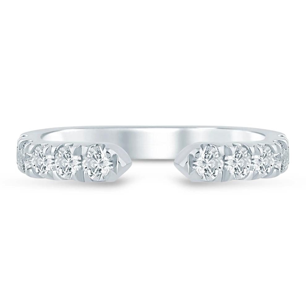 Diamond Open Anniversary Band in 14K White Gold (5/8 ct. tw.) – Image 1 of 3