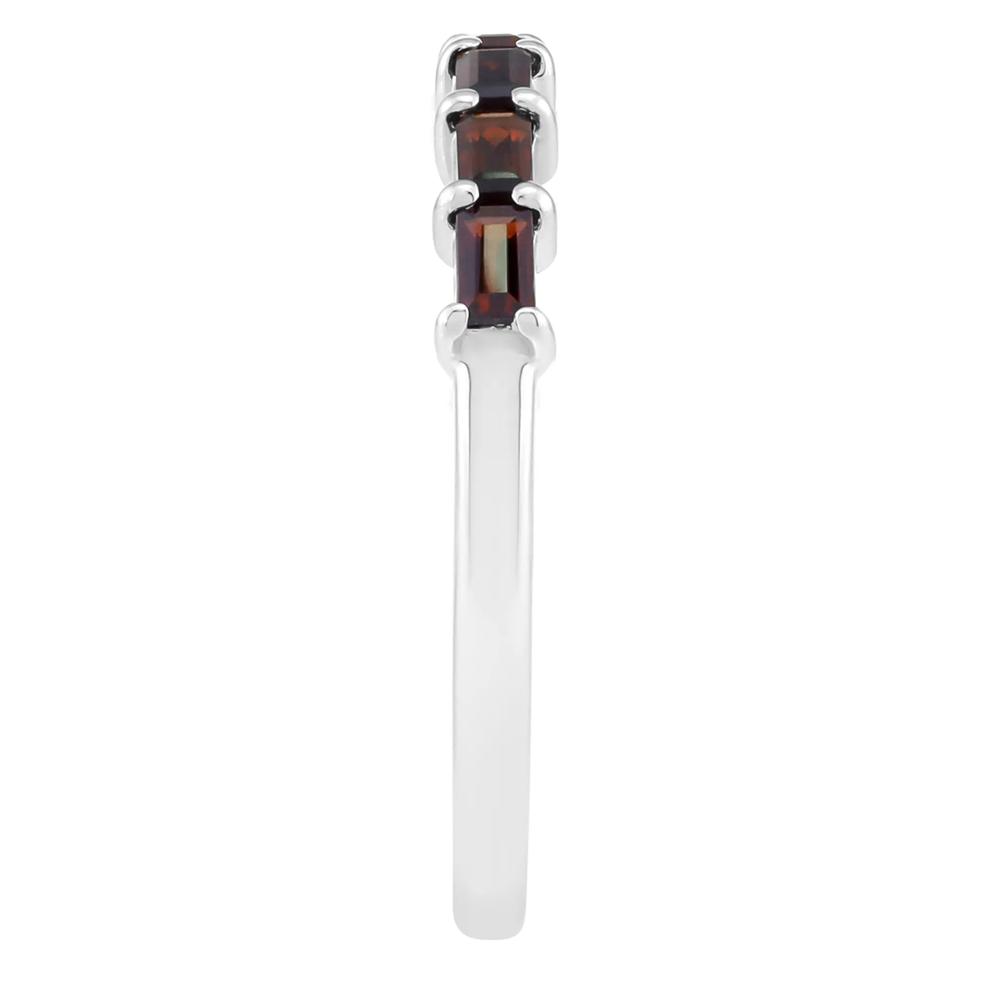 Garnet Baguette Stack Ring in Sterling Silver – Image 2 of 2