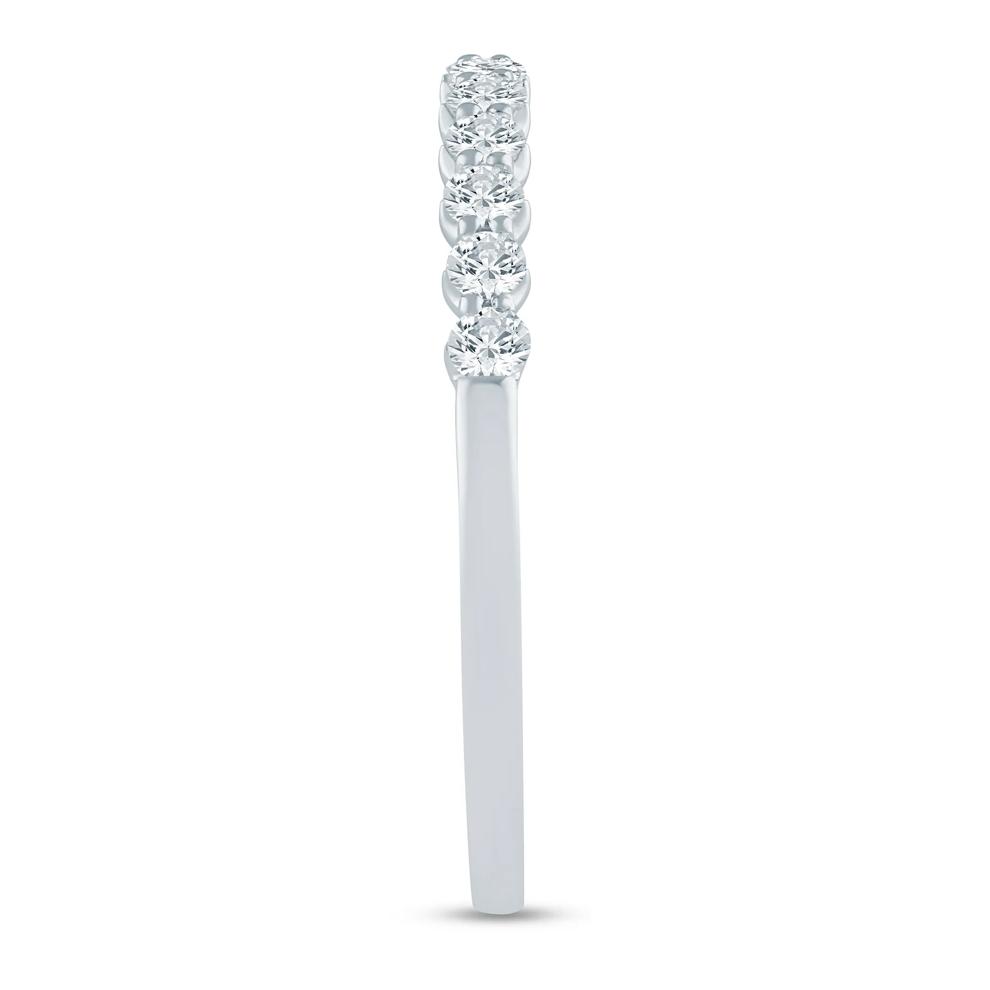 Lab Grown Diamond Round Anniversary Band in 10K White Gold (1/3 ct. tw.) – Image 3 of 3