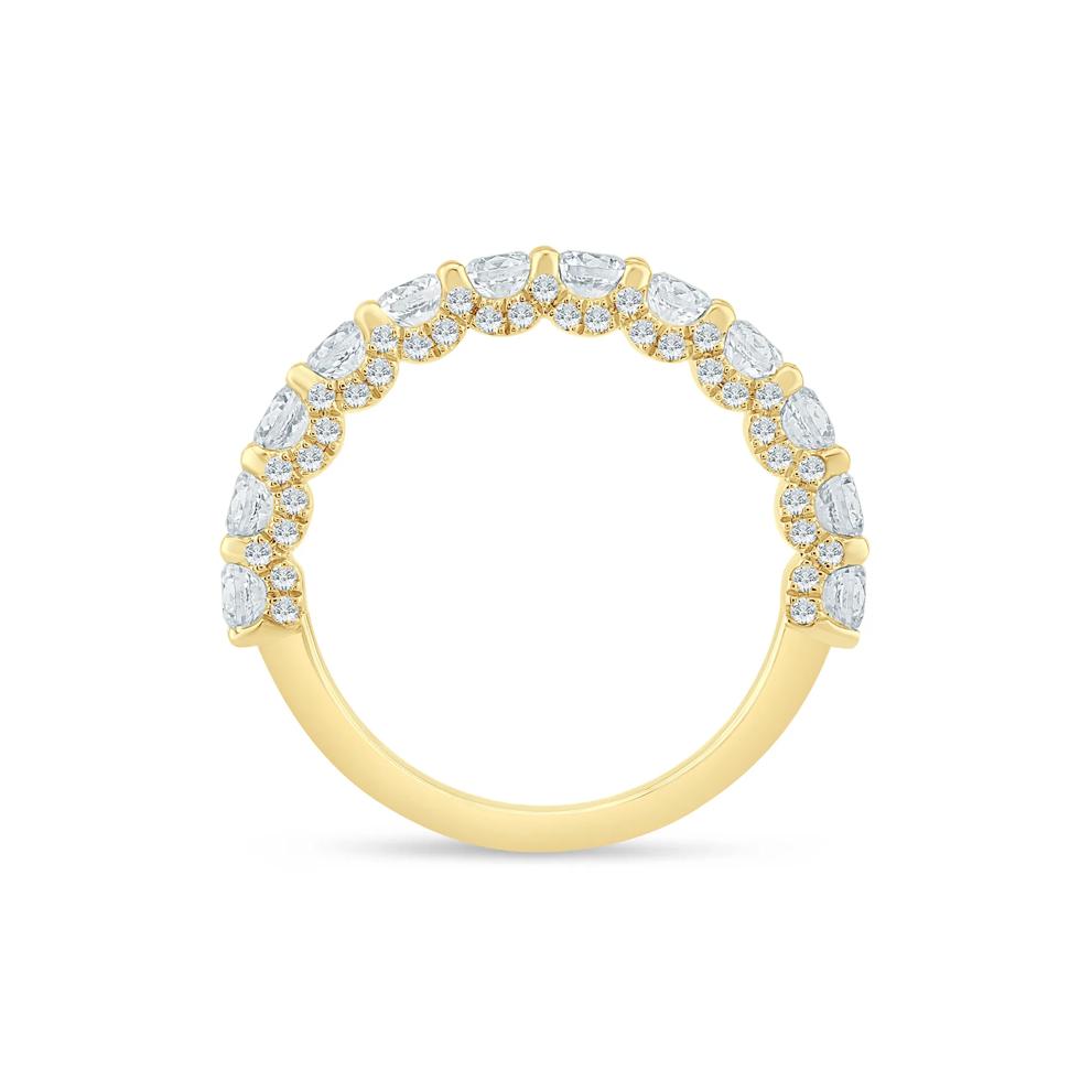 Lab Grown Diamond Wedding Band in 14K Yellow Gold (1 1/2 ct. tw.) – Image 2 of 3