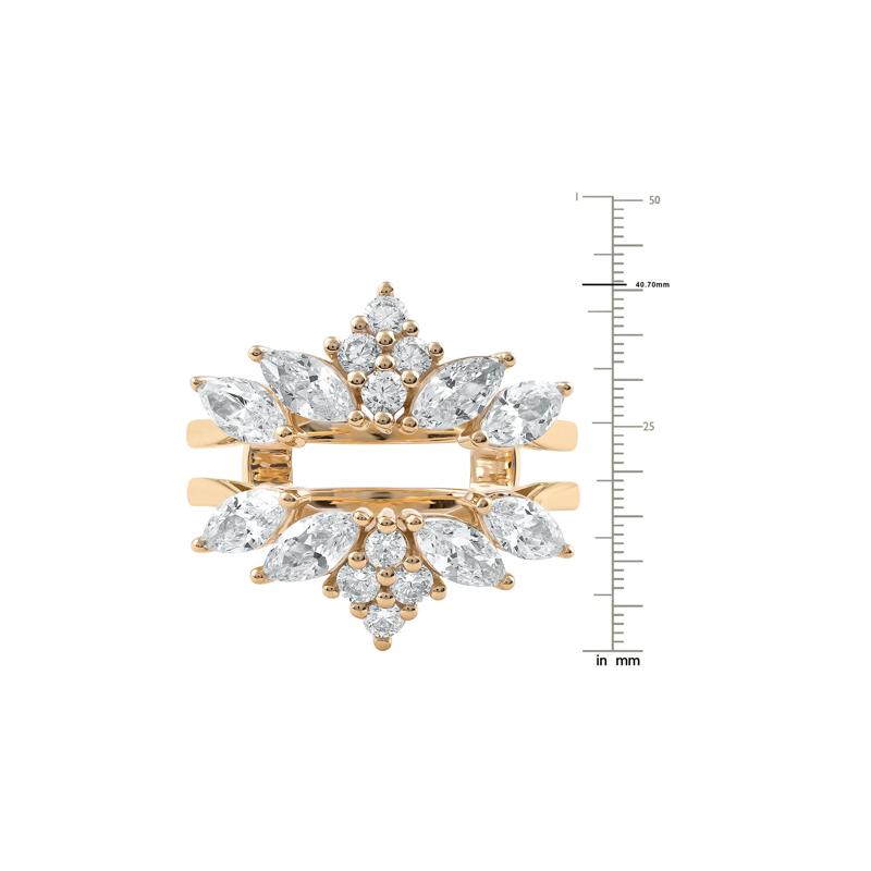Lab Grown Diamond Enhancer in 14K Yellow Gold &#40;2 ct. tw.&#41; – Image 6 of 7