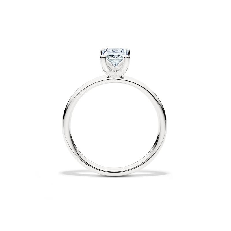 Diamond Radiant-Cut Solitaire Engagement Ring in 14K White Gold &#40;1 ct.&#41; – Image 2 of 5