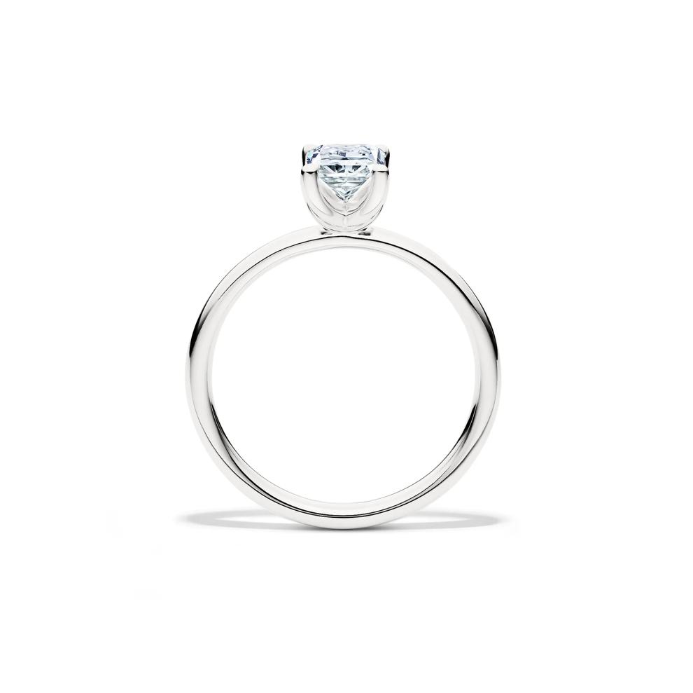 Diamond Radiant-Cut Solitaire Engagement Ring in 14K White Gold (1 ct.) – Image 2 of 5