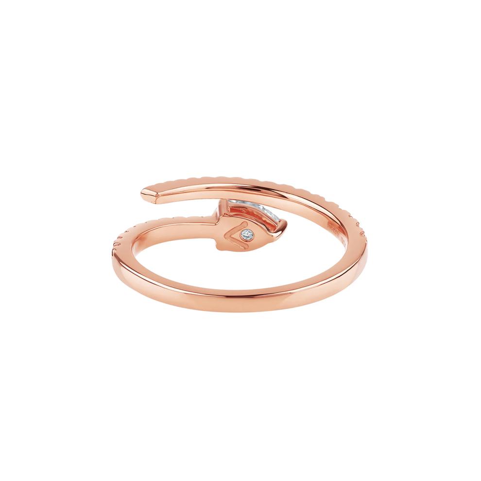 Kiki Lab Grown Diamond Wrap Wedding Band in 14K Rose Gold (5/8 ct. tw.)  – Image 4 of 4